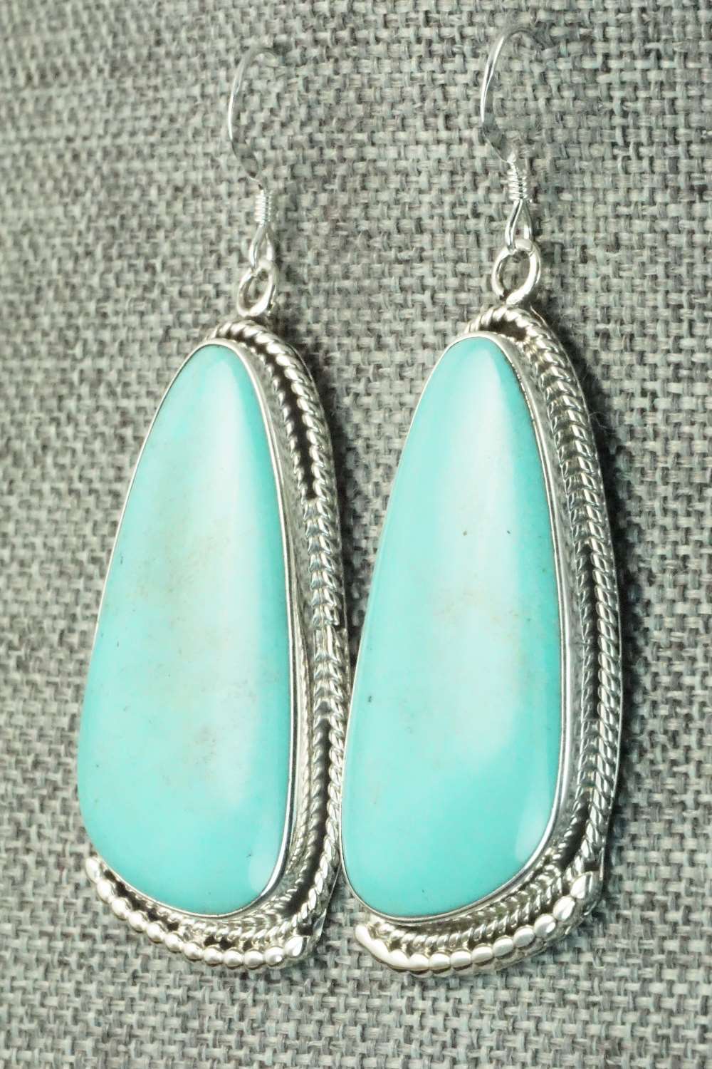 Turquoise & Sterling Silver Earrings - Sharon McCarthy