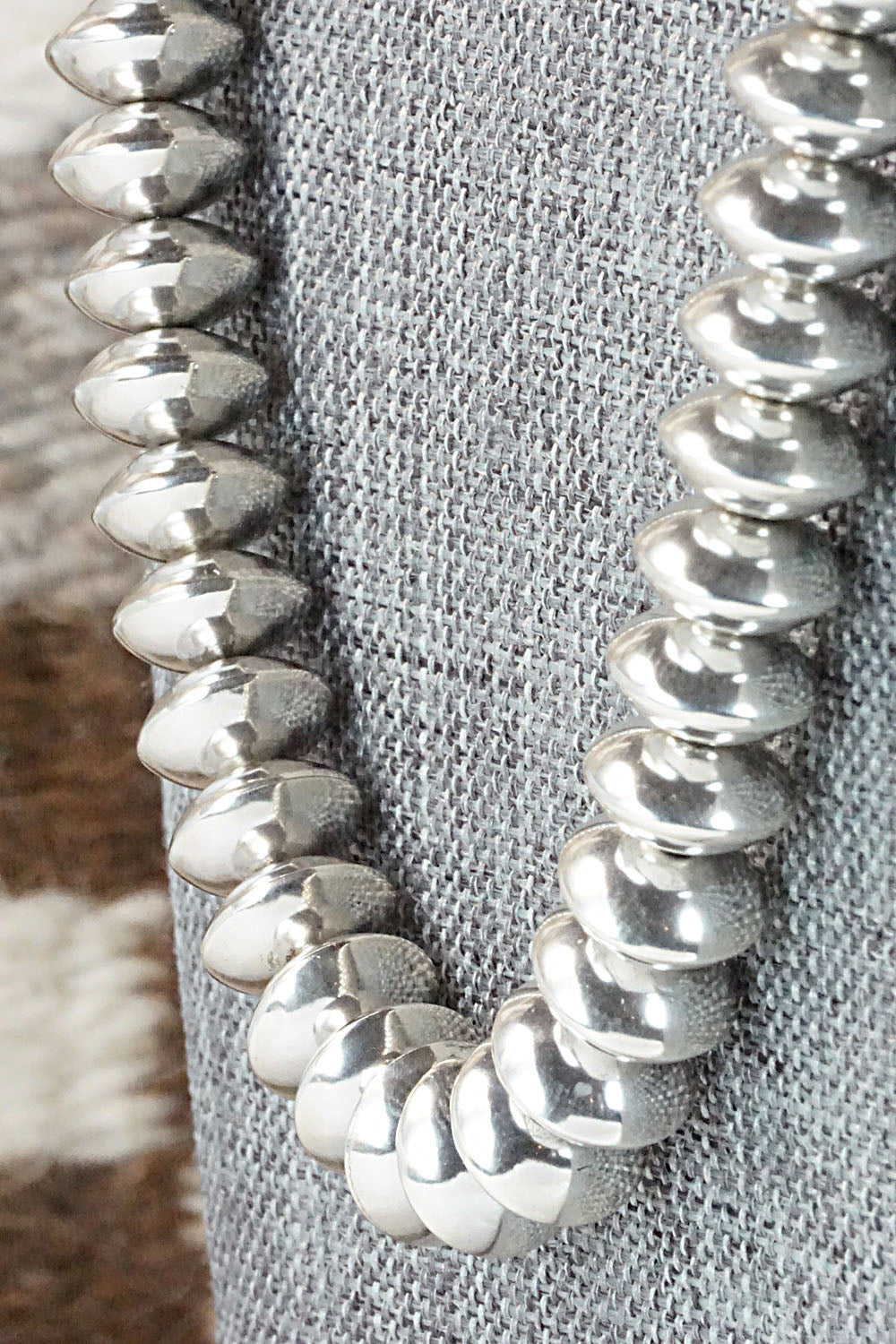Sterling Silver Navajo Pearl Necklace - Jan Mariano