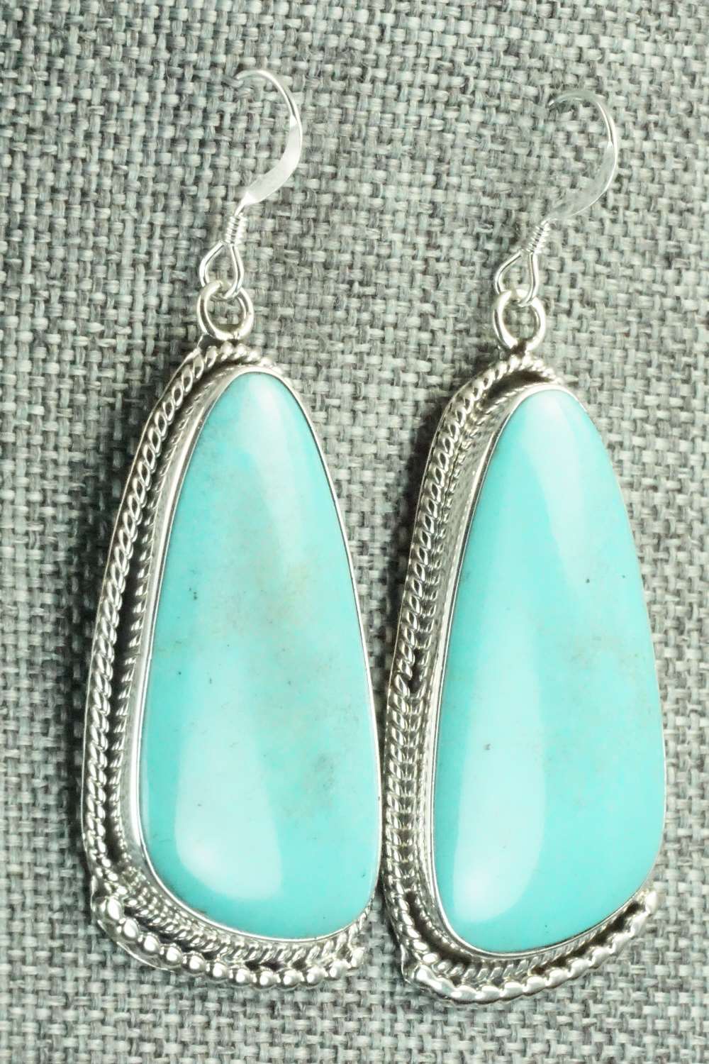 Turquoise & Sterling Silver Earrings - Sharon McCarthy