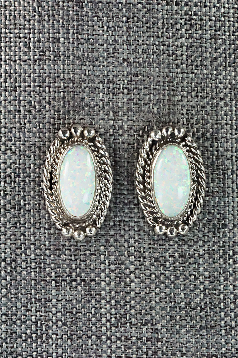 Opalite & Sterling Silver Earrings - Jan Mariano