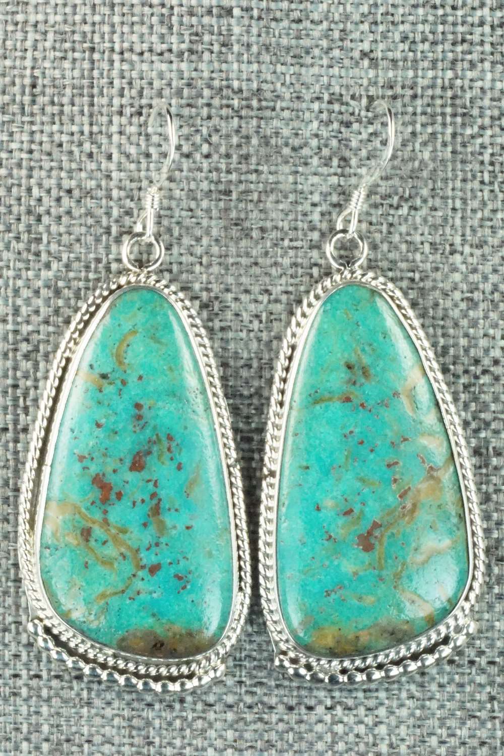 Turquoise & Sterling Silver Earrings - Sharon McCarthy