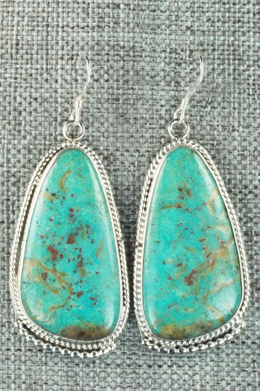 Turquoise & Sterling Silver Earrings - Sharon McCarthy