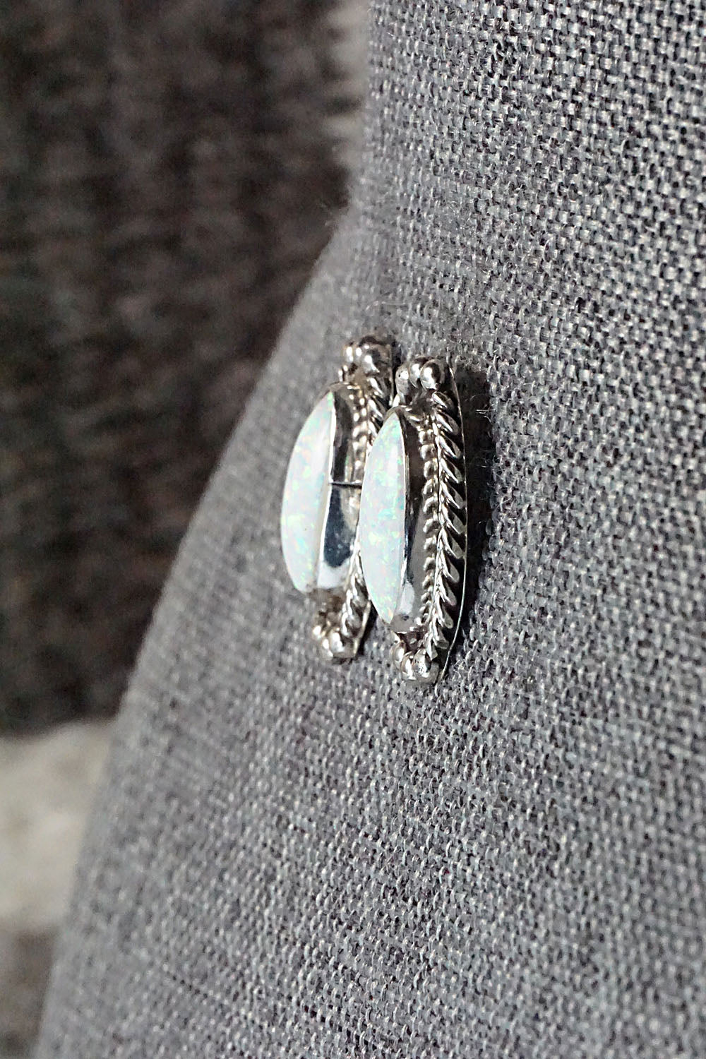 Opalite & Sterling Silver Earrings - Jan Mariano