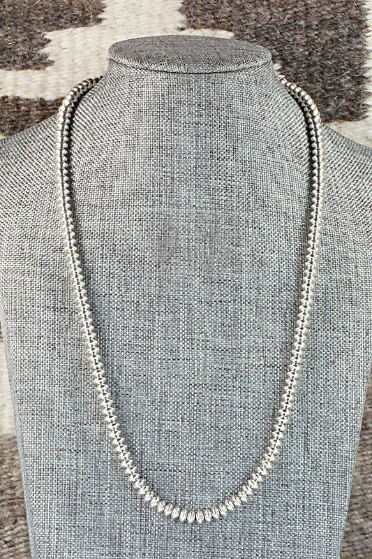 Sterling Silver Navajo Pearl Necklace - Jan Mariano