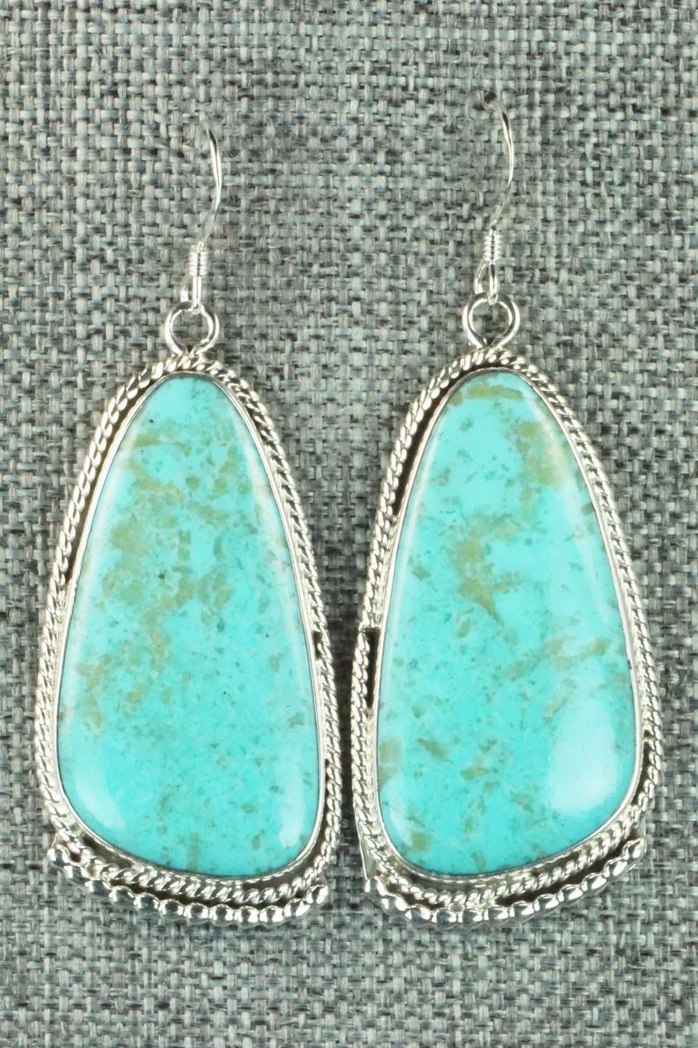 Turquoise & Sterling Silver Earrings - Sharon McCarthy