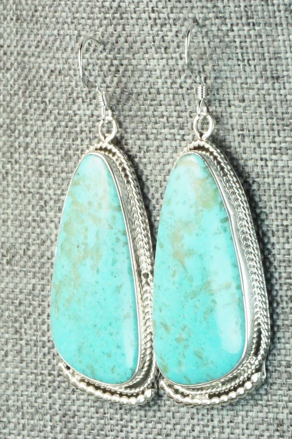 Turquoise & Sterling Silver Earrings - Sharon McCarthy