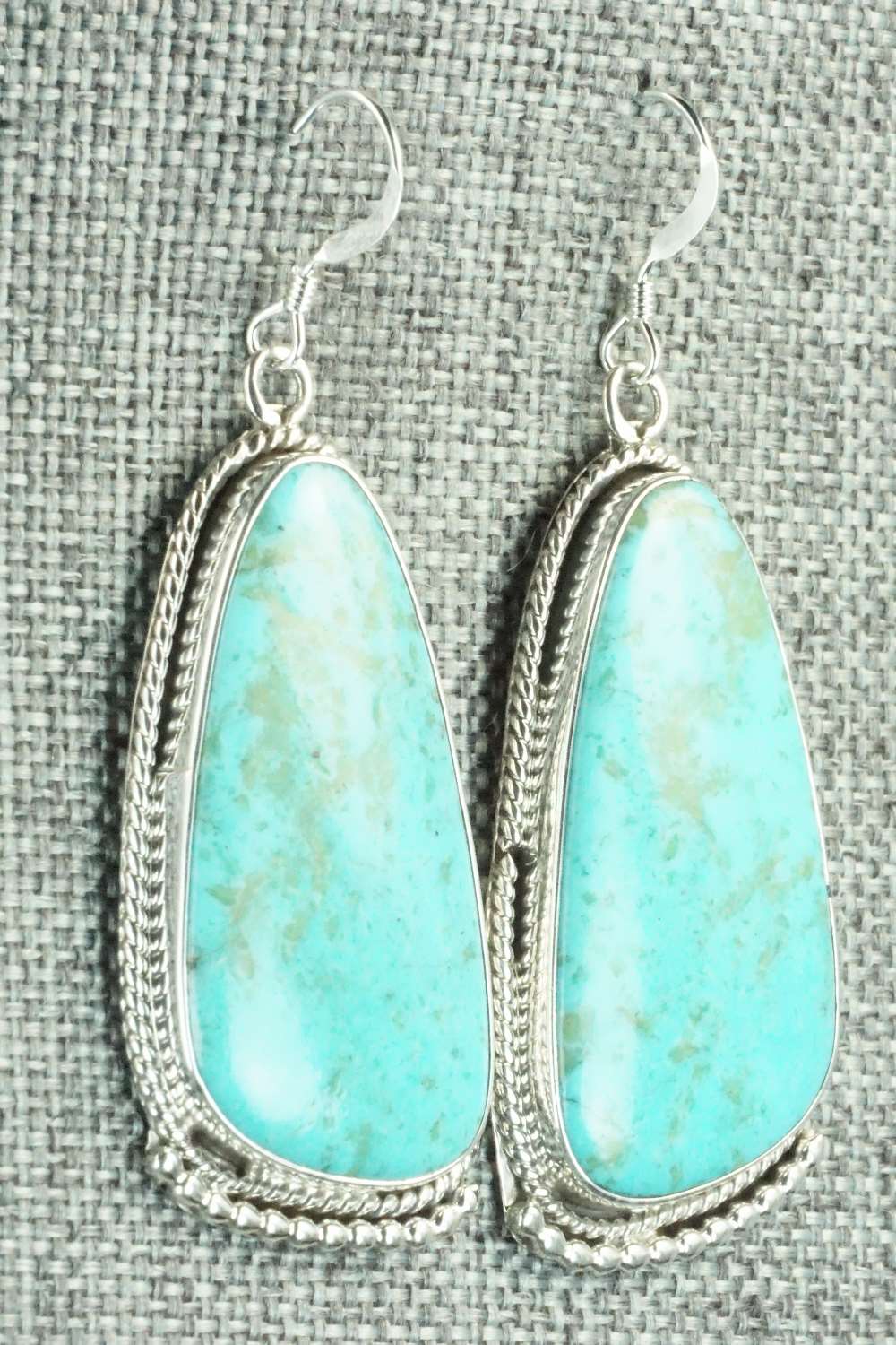 Turquoise & Sterling Silver Earrings - Sharon McCarthy