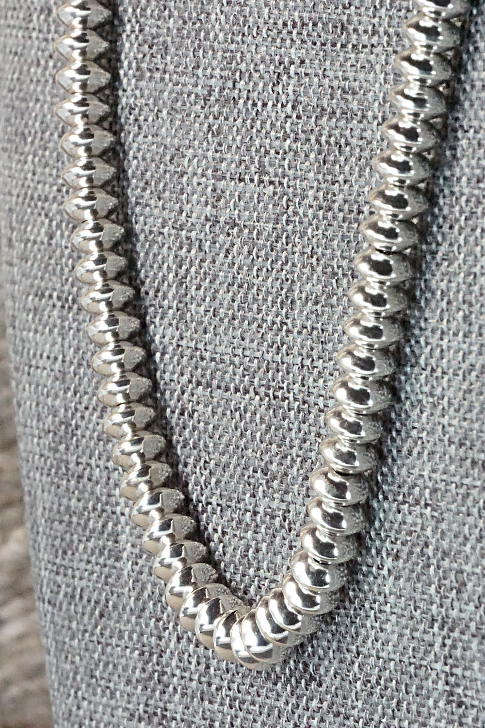 Sterling Silver Navajo Pearl Necklace - Jan Mariano