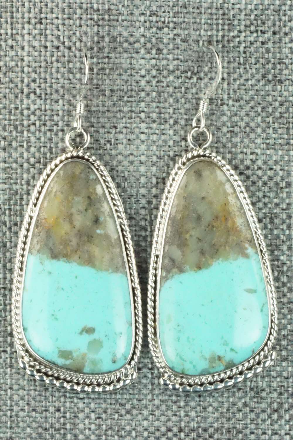 Turquoise & Sterling Silver Earrings - Sharon McCarthy