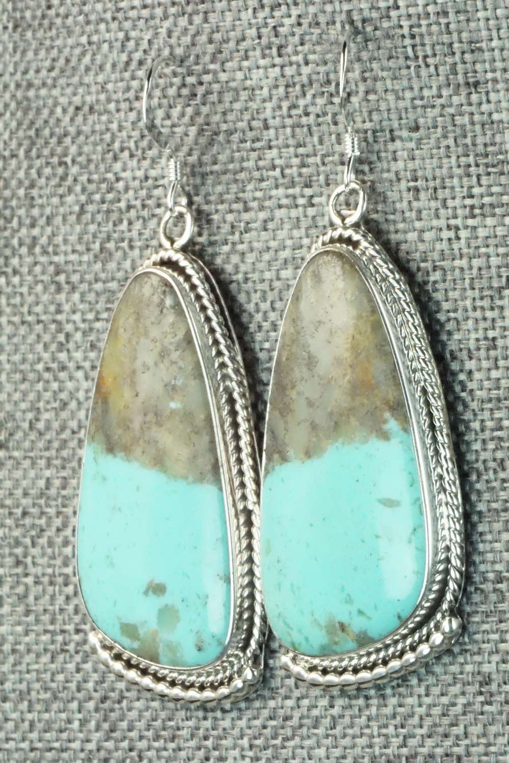 Turquoise & Sterling Silver Earrings - Sharon McCarthy