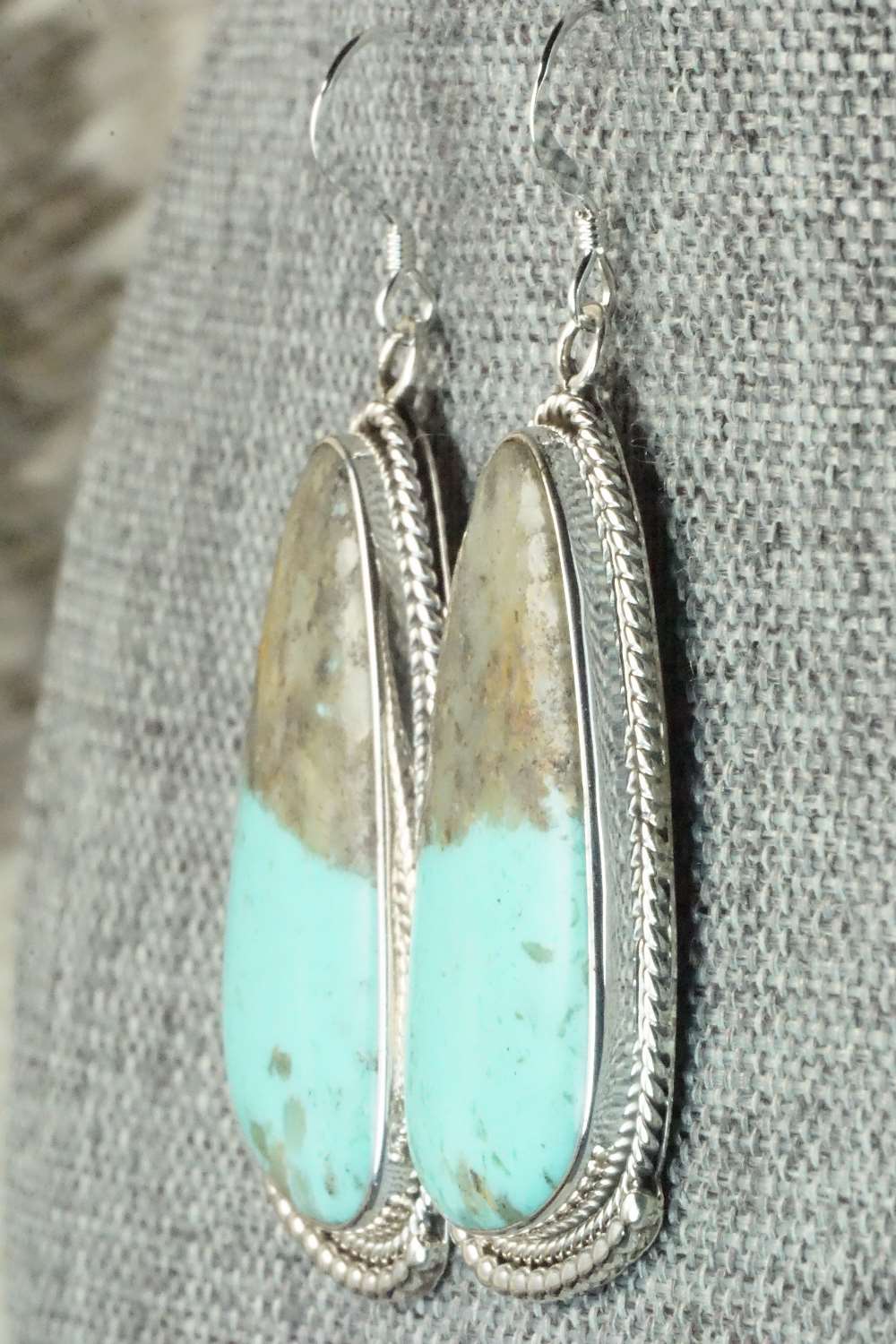 Turquoise & Sterling Silver Earrings - Sharon McCarthy