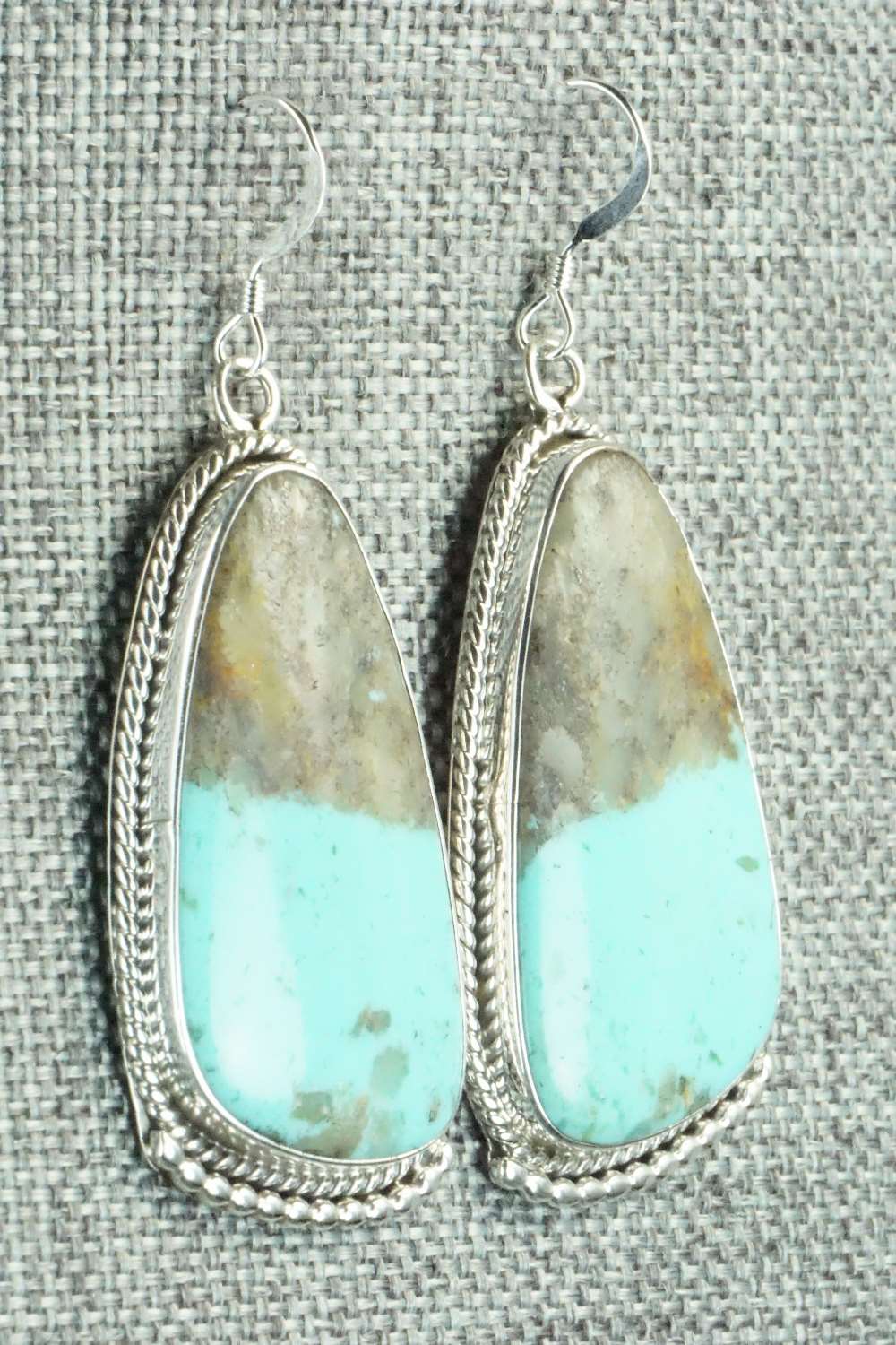 Turquoise & Sterling Silver Earrings - Sharon McCarthy