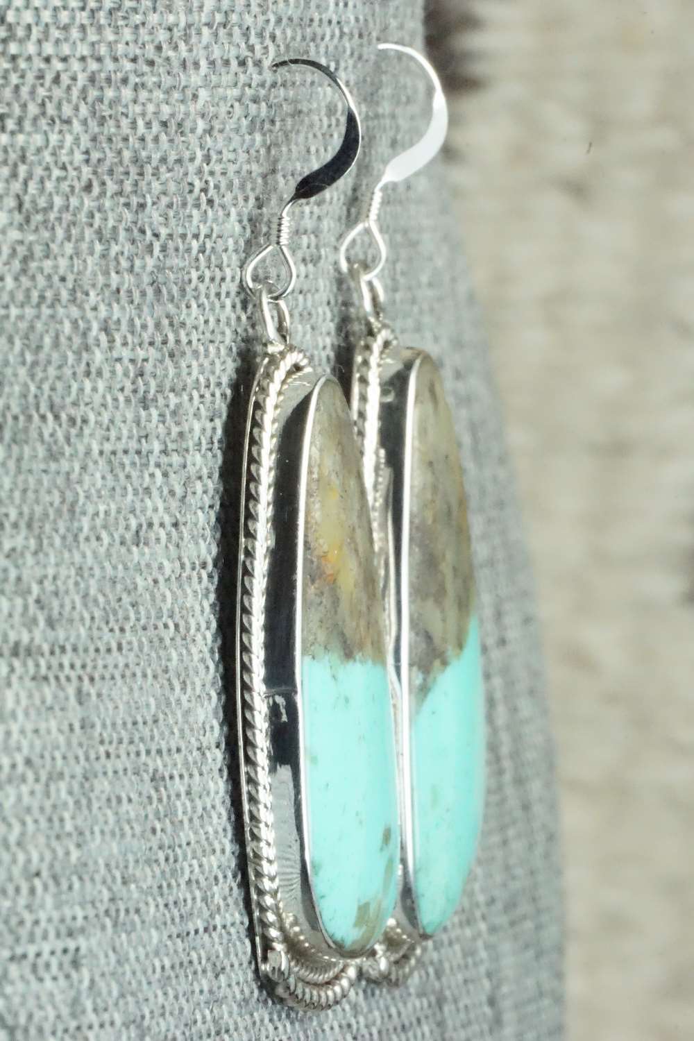 Turquoise & Sterling Silver Earrings - Sharon McCarthy
