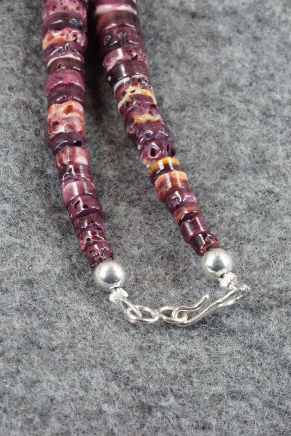 Spiny Oyster & Turquoise Necklace - Lupe Lovato