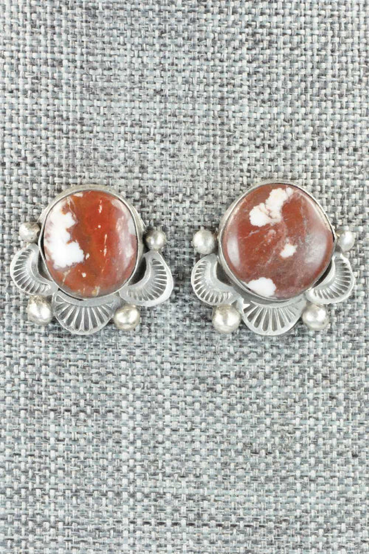 Wild Horse & Sterling Silver Earrings - Delvin John