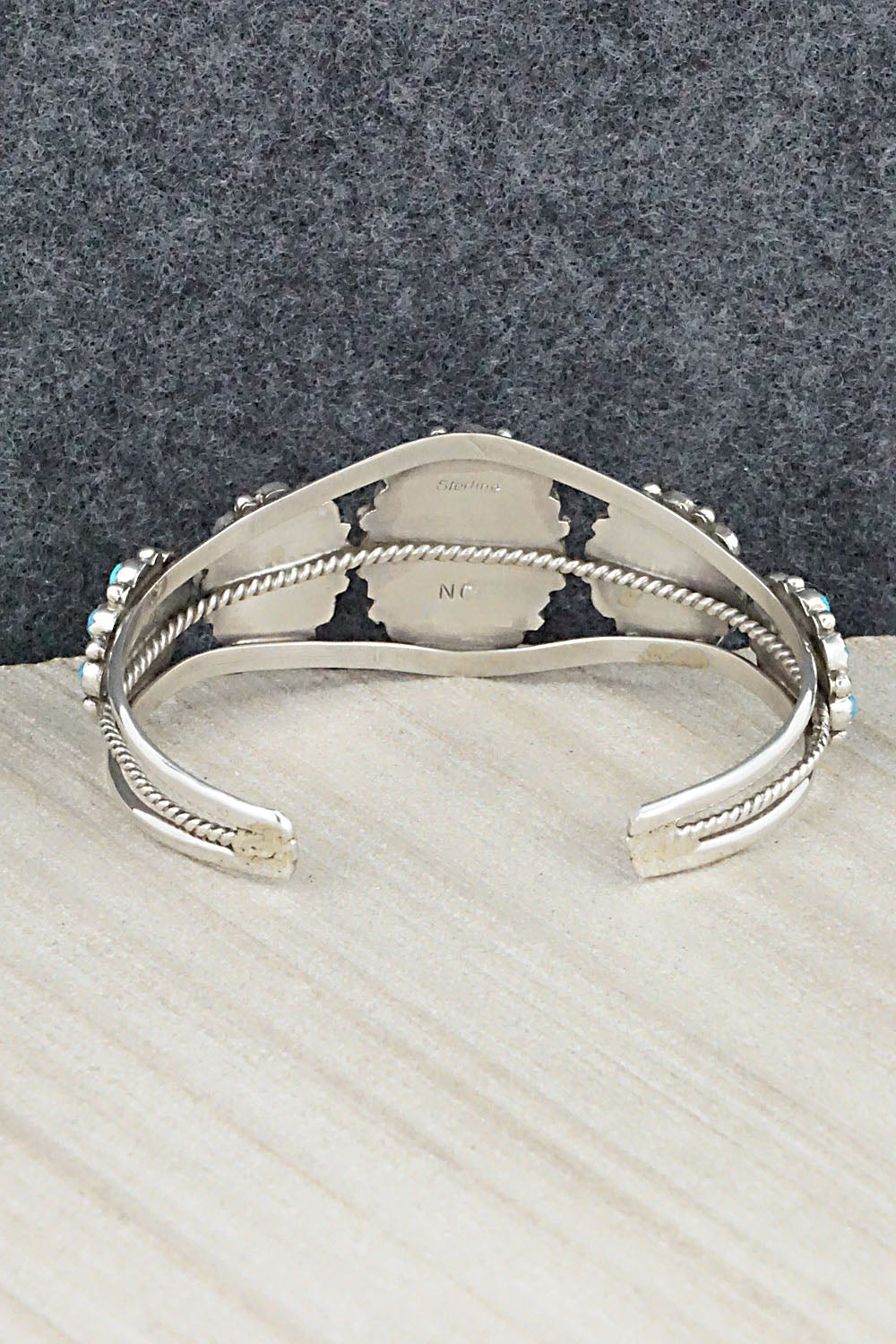 Turquoise & Sterling Silver Bracelet - Nathaniel Curley