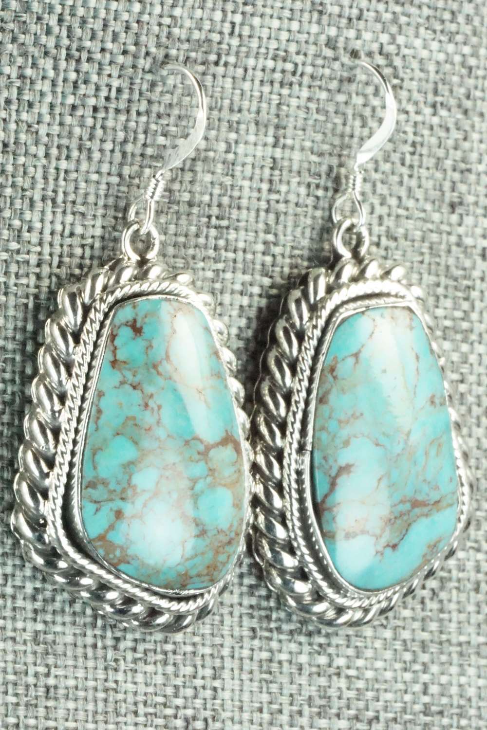 Turquoise & Sterling Silver Earrings - Sharon McCarthy