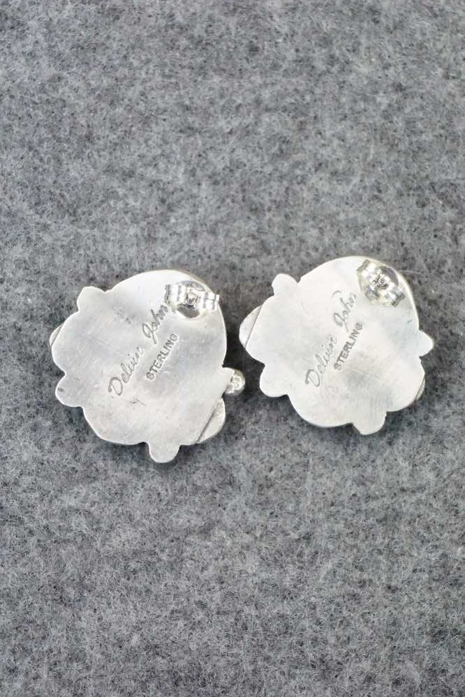 Wild Horse & Sterling Silver Earrings - Delvin John