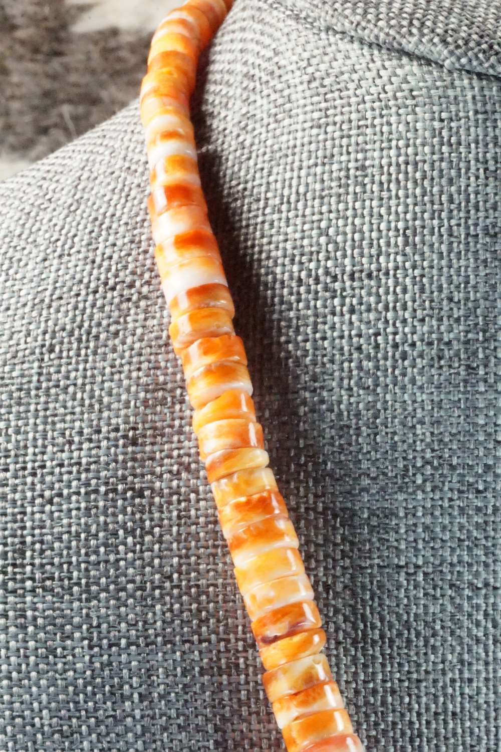 Spiny Oyster & Turquoise Necklace - Lupe Lovato