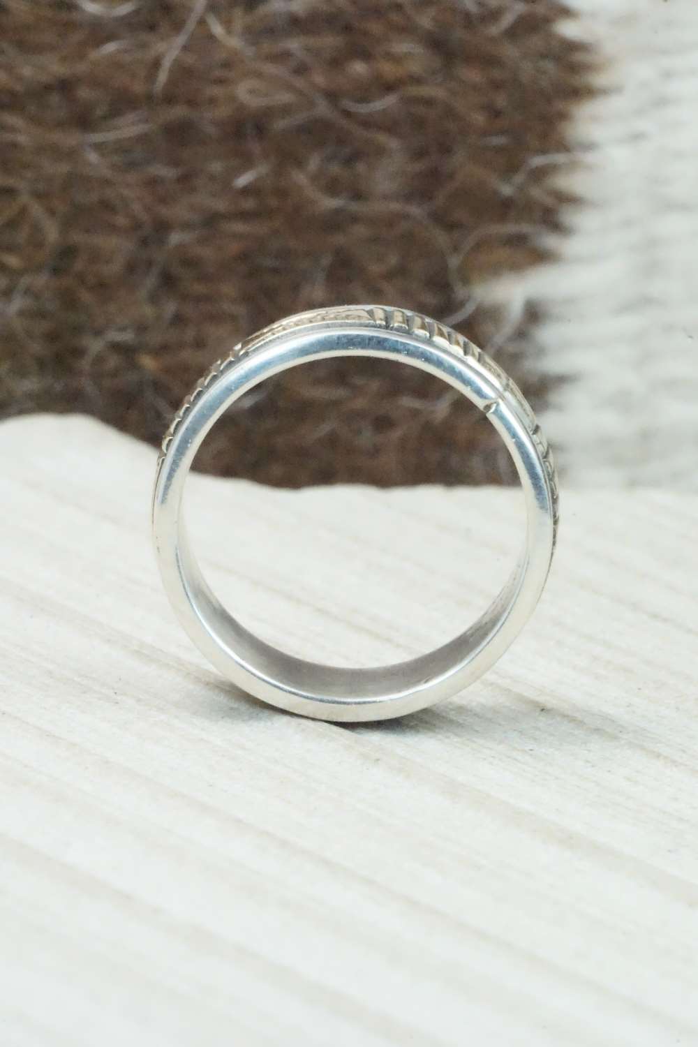 Sterling Silver Ring - Bruce Morgan - Size 9.25