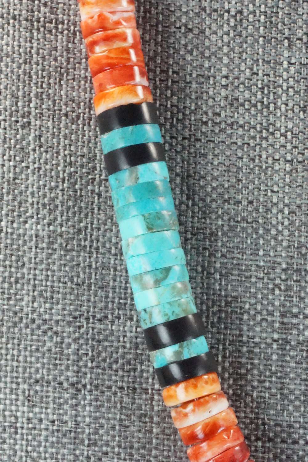 Spiny Oyster & Turquoise Necklace - Lupe Lovato