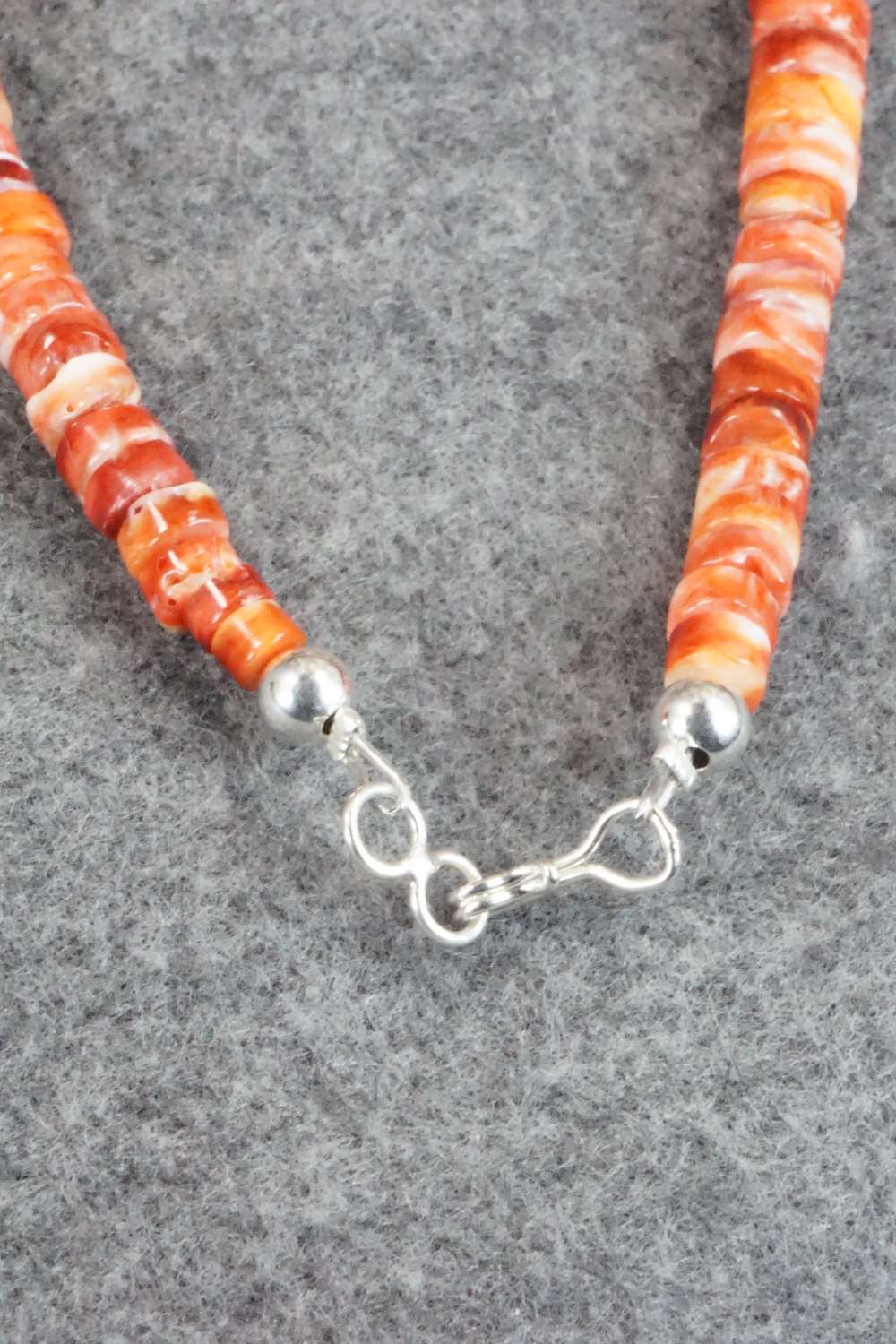 Spiny Oyster & Turquoise Necklace - Lupe Lovato