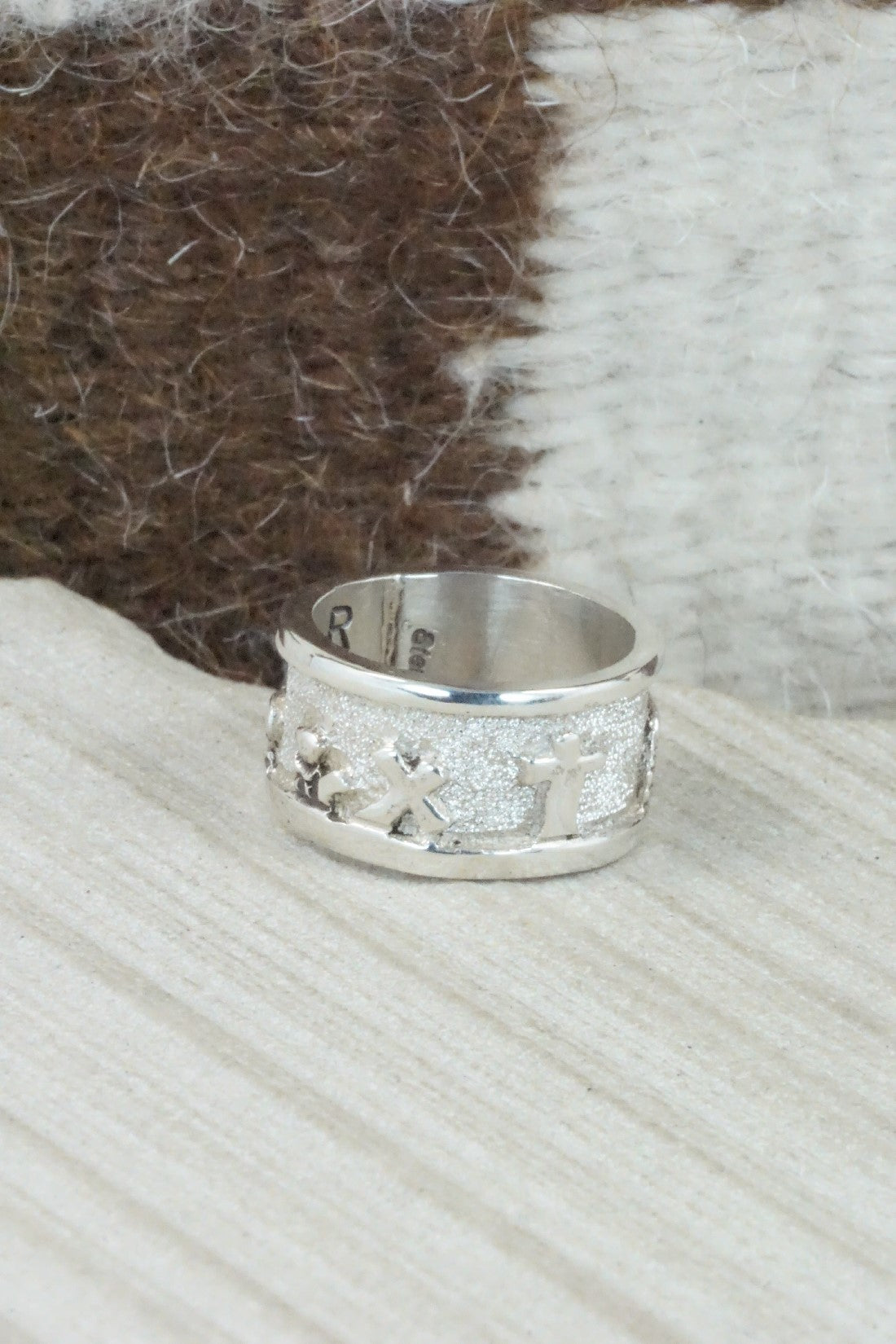 Sterling Silver Ring - Roger John - Size 9