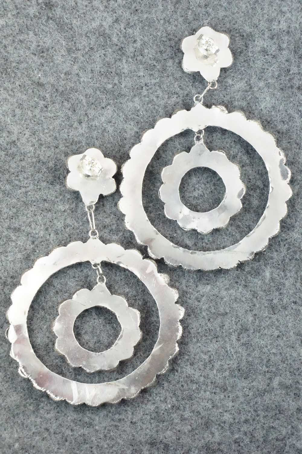 Turquoise & Sterling Silver Earrings - Waylon Johnson