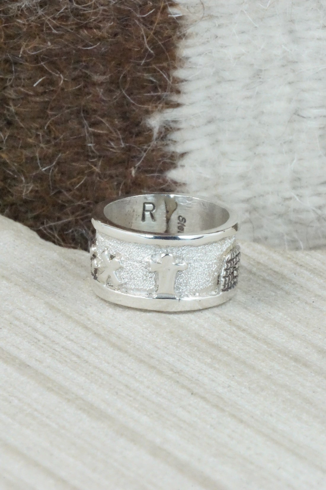 Sterling Silver Ring - Roger John - Size 7