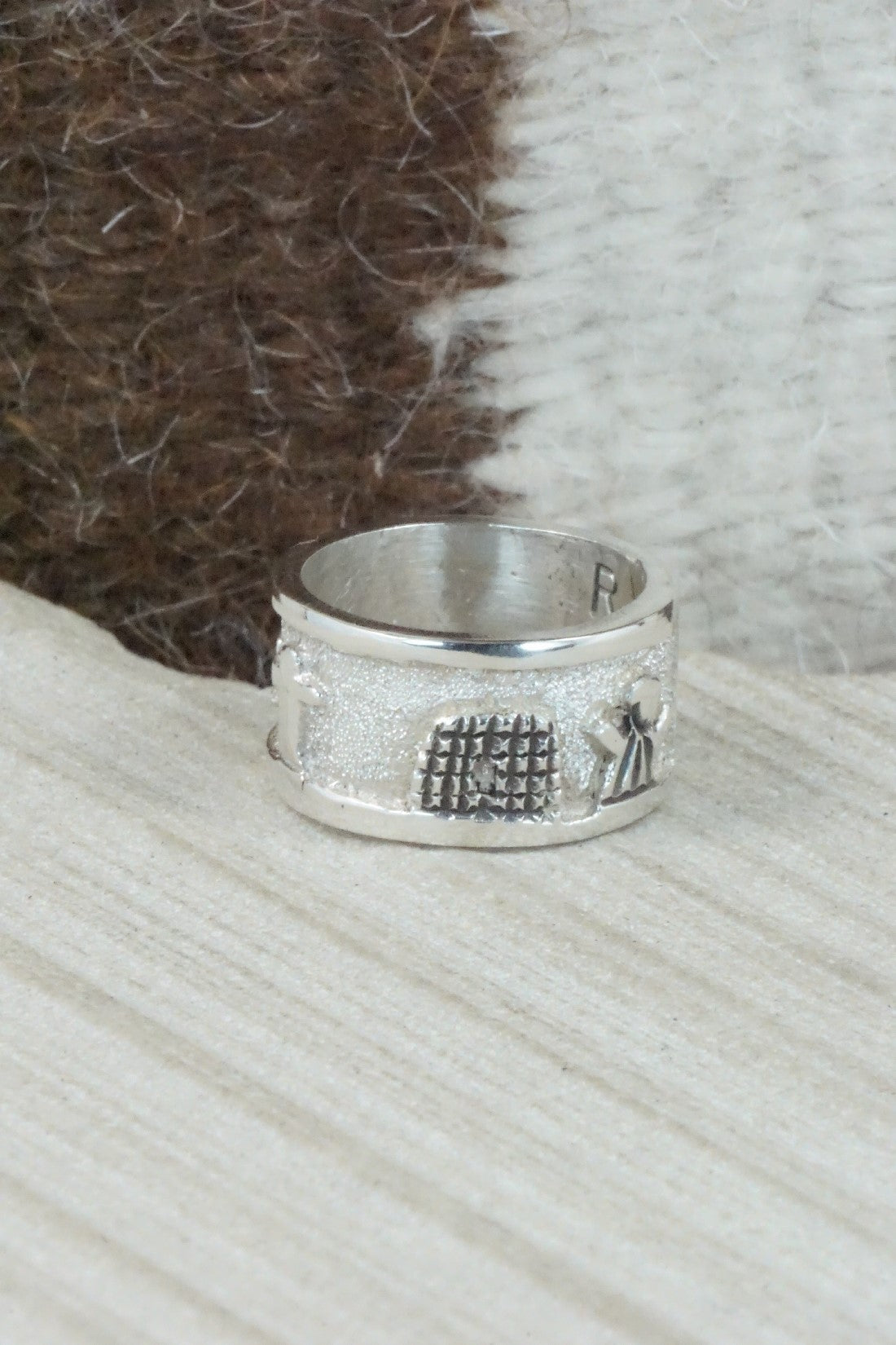 Sterling Silver Ring - Roger John - Size 7