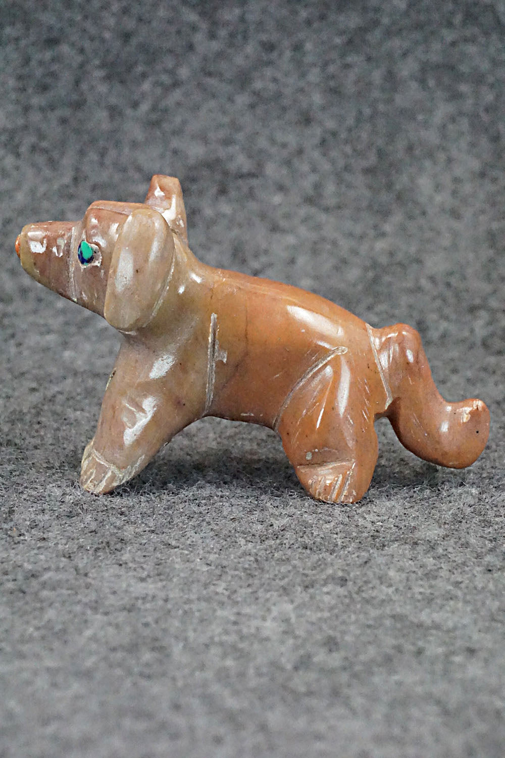 Dog Zuni Fetish Carving - Louise Ponchuella