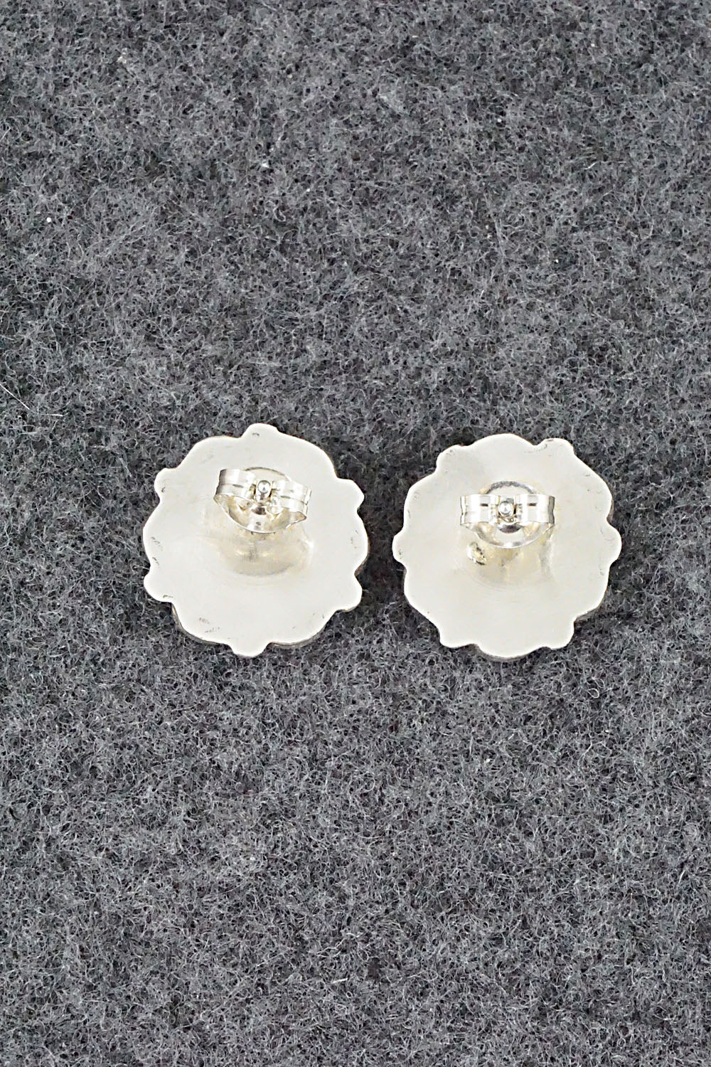 Turquoise & Sterling Silver Earrings - Gloria Lonasee