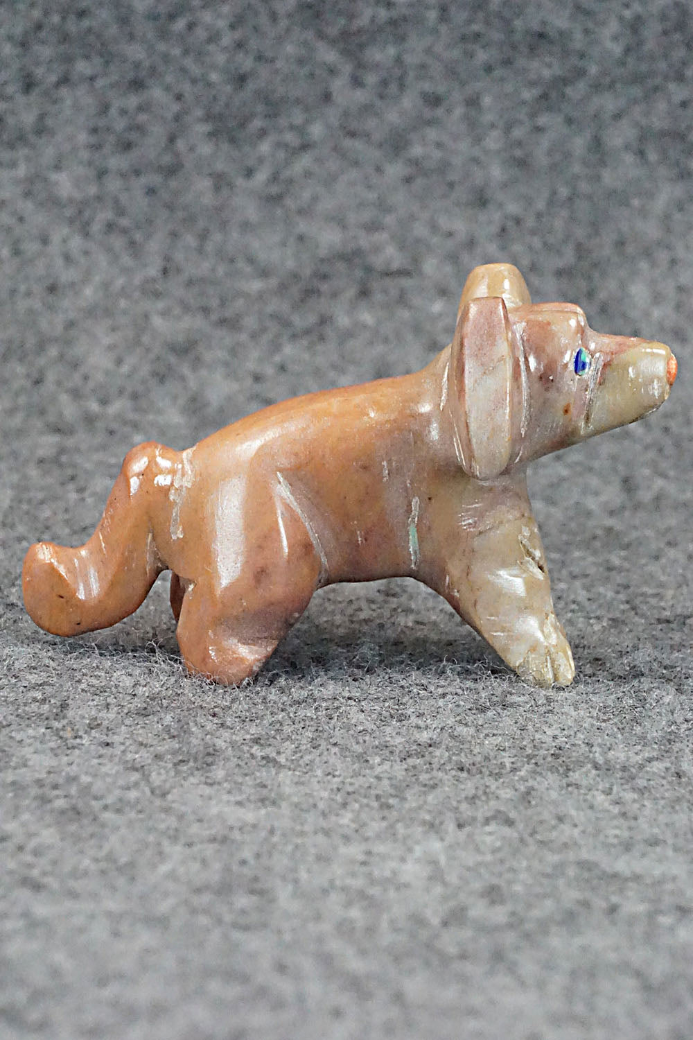 Dog Zuni Fetish Carving - Louise Ponchuella