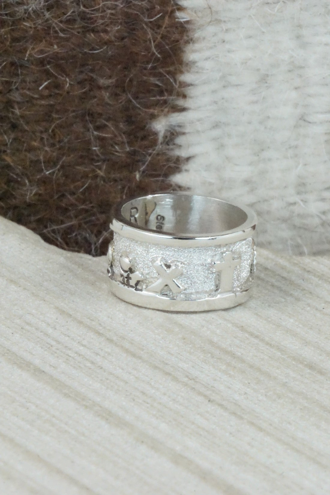 Sterling Silver Ring - Roger John - Size 7