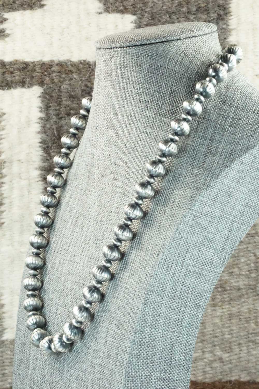Sterling Silver Navajo Pearl Necklace - Tonisha Haley