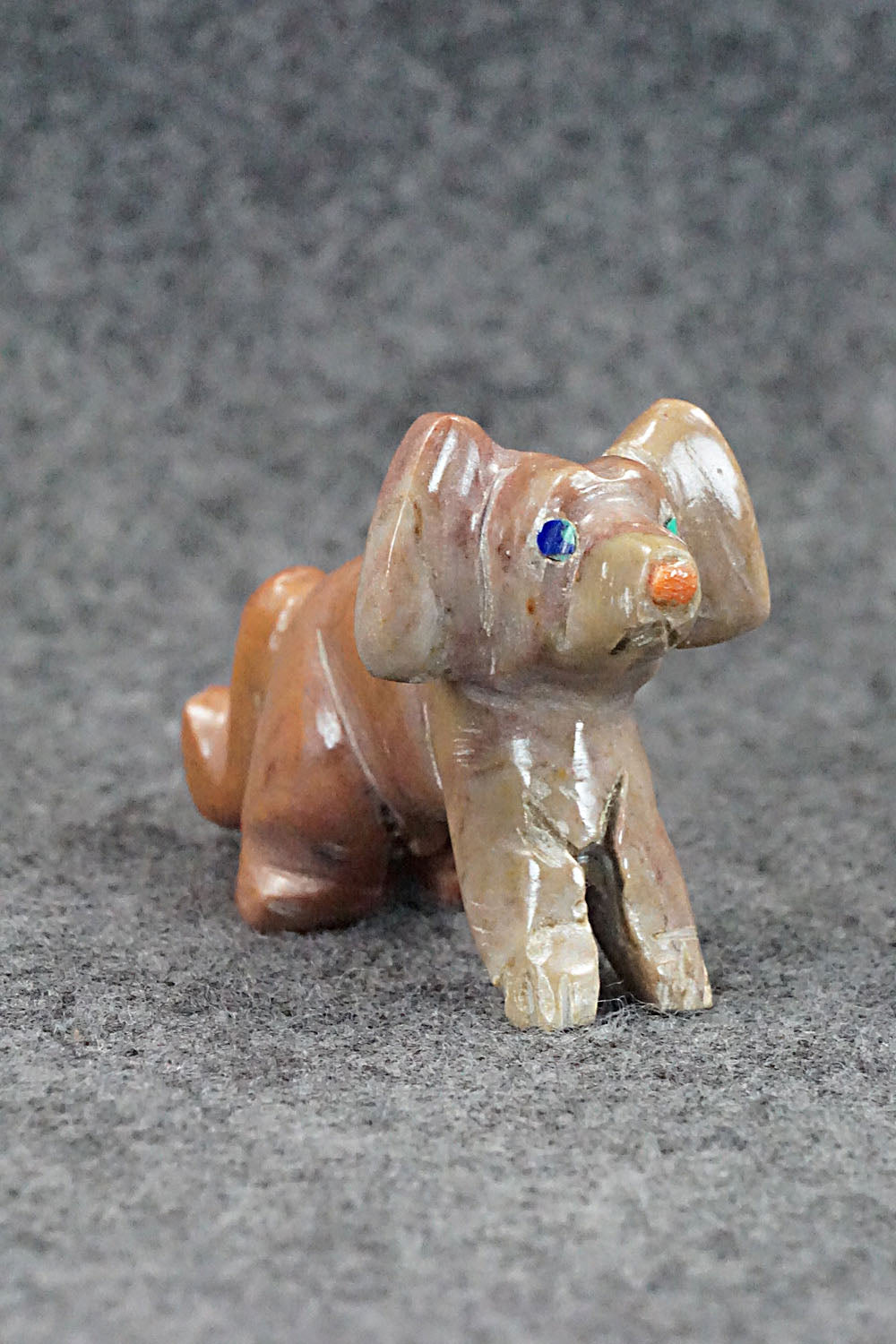 Dog Zuni Fetish Carving - Louise Ponchuella