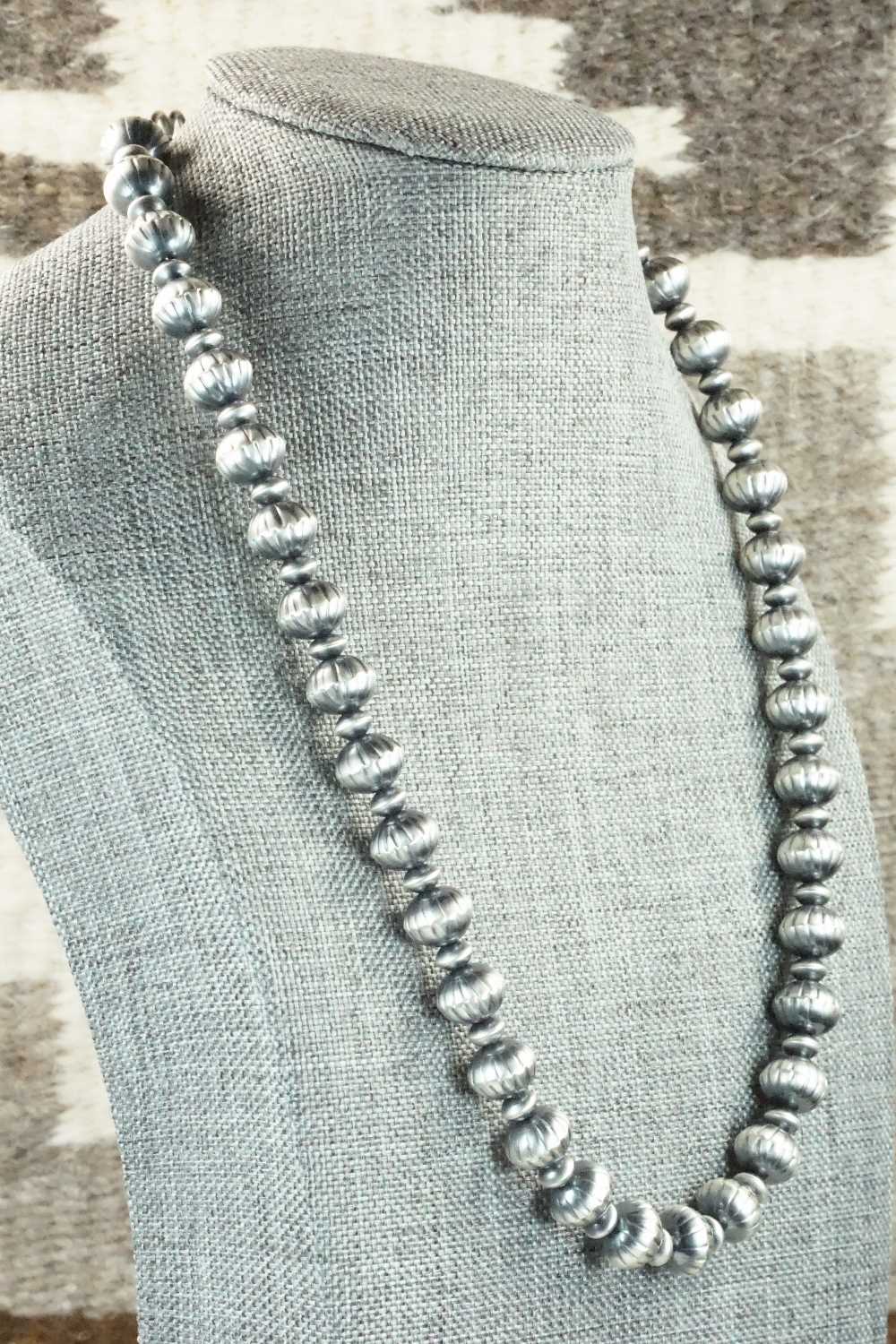 Sterling Silver Navajo Pearl Necklace - Tonisha Haley