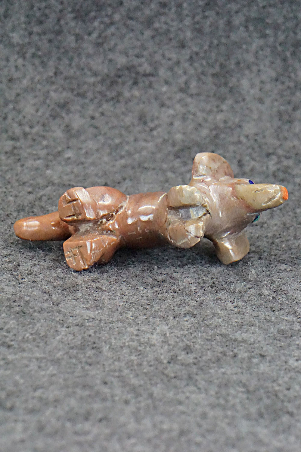 Dog Zuni Fetish Carving - Louise Ponchuella