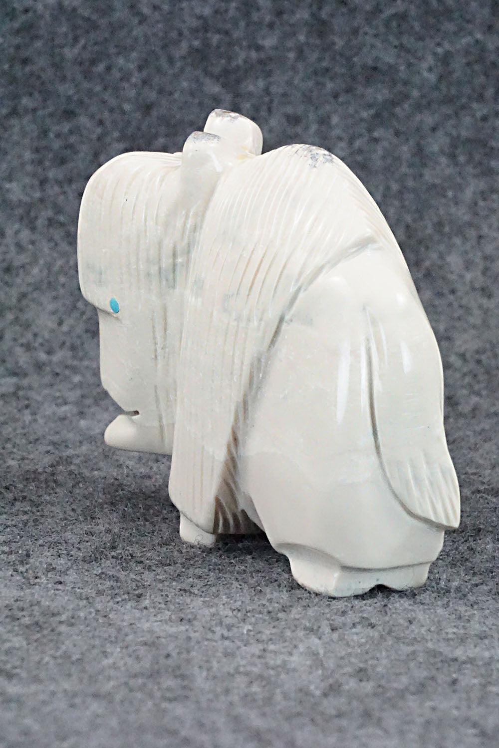 Buffalo Zuni Fetish Carving - Gilbert Lonjose
