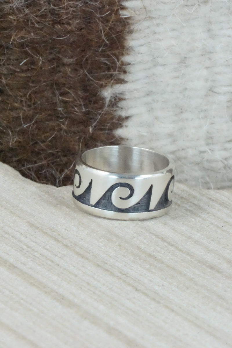 Sterling Silver Ring - Timothy Mowa - Size 6.75