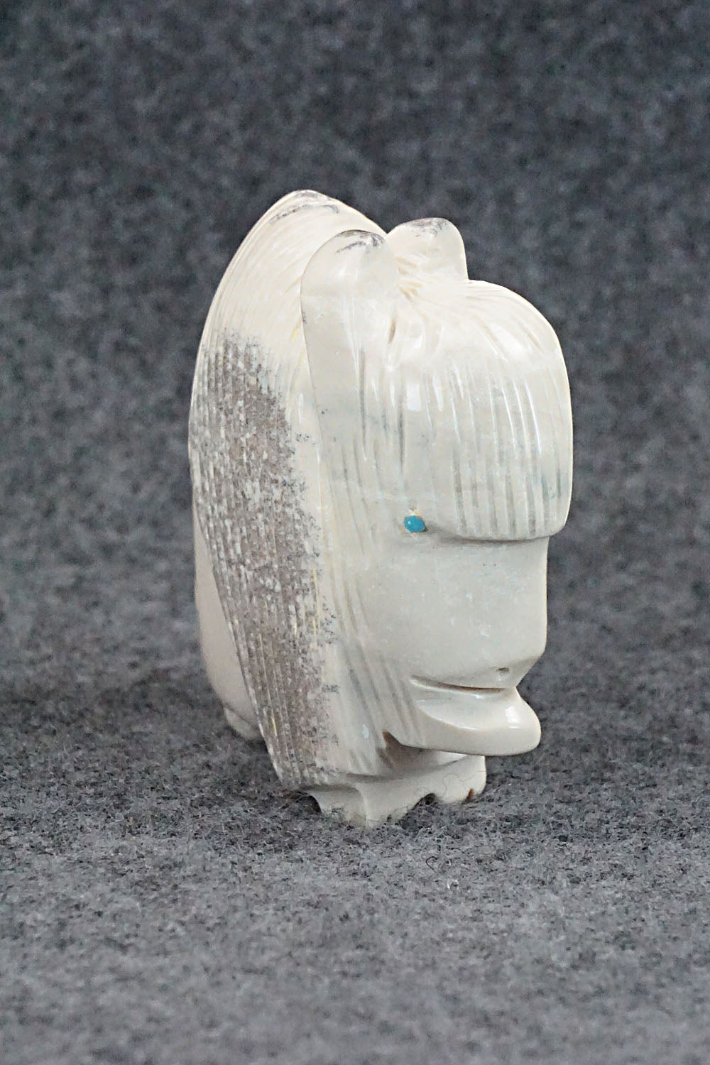 Buffalo Zuni Fetish Carving - Gilbert Lonjose
