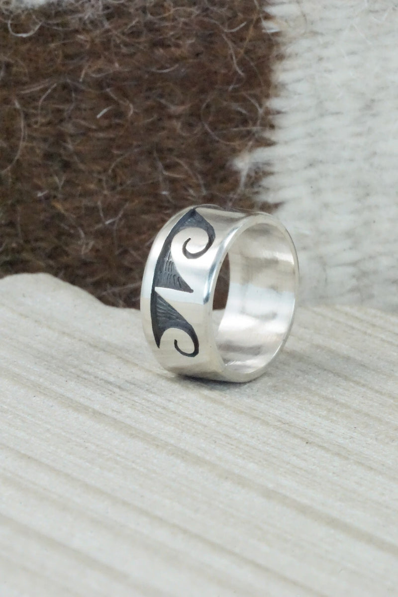 Sterling Silver Ring - Timothy Mowa - Size 6.75