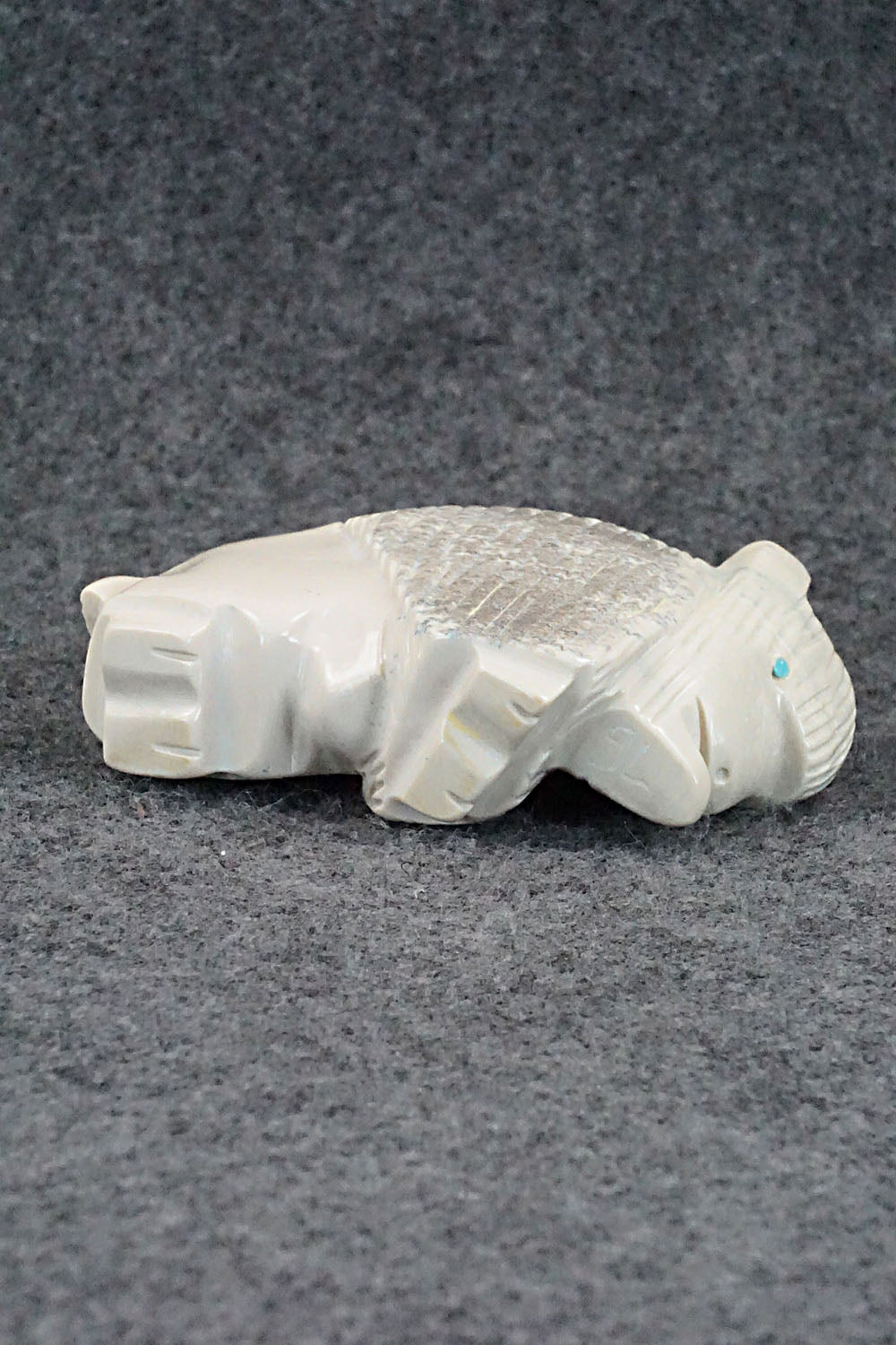 Buffalo Zuni Fetish Carving - Gilbert Lonjose