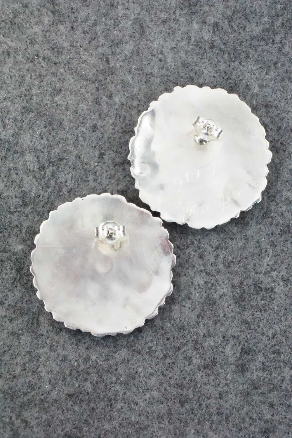 Turquoise & Sterling Silver Earrings - Marcine Stead