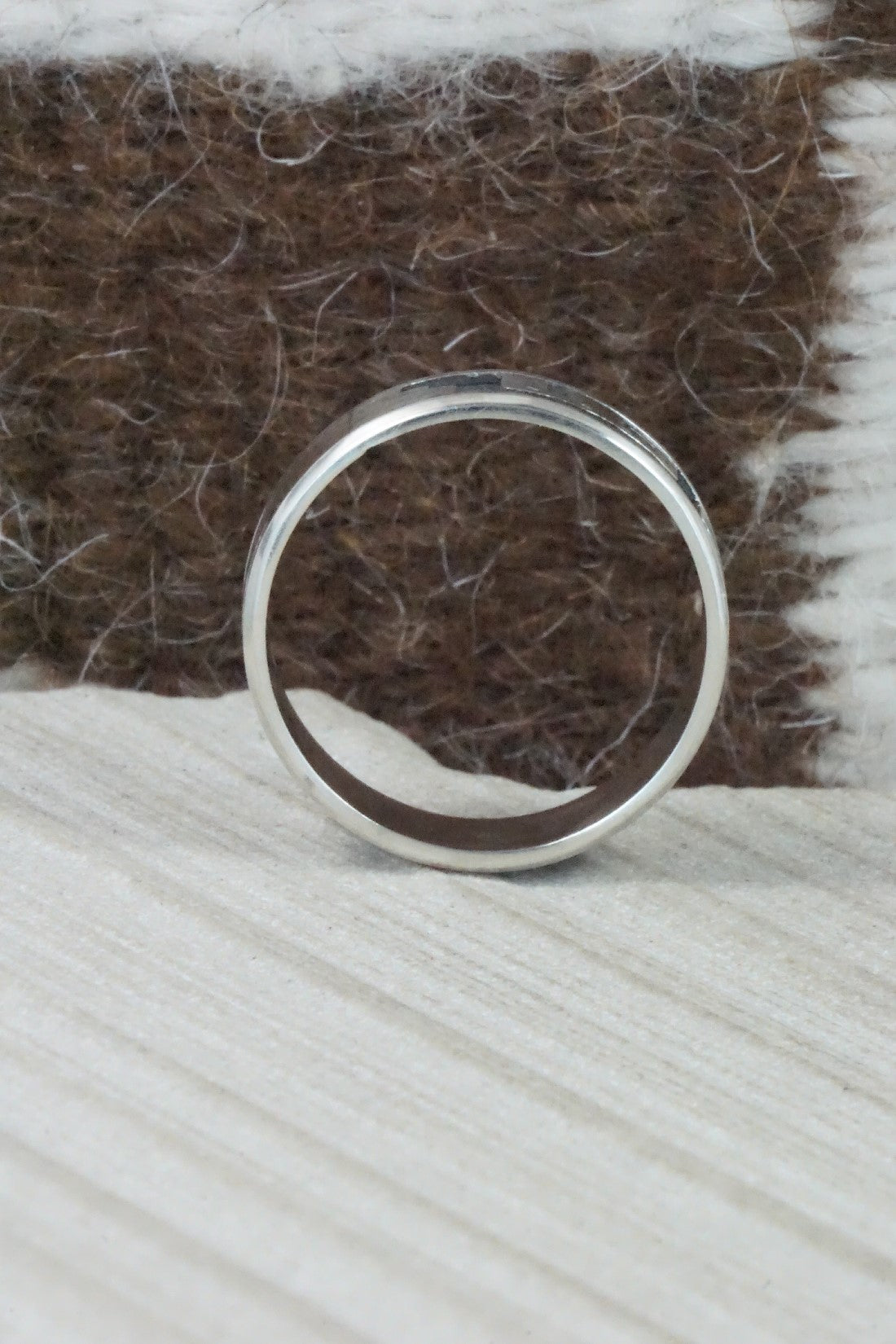 Sterling Silver Ring - Timothy Mowa - Size 13.5