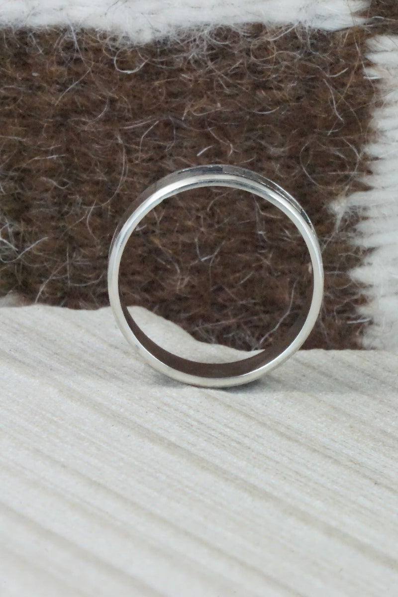 Sterling Silver Ring - Timothy Mowa - Size 13.5