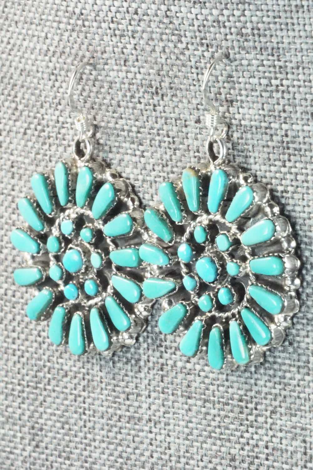 Turquoise & Sterling Silver Earrings - Marcine Stead
