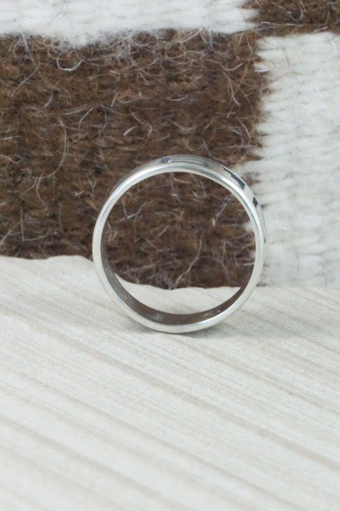 Sterling Silver Ring - Timothy Mowa - Size 13.5