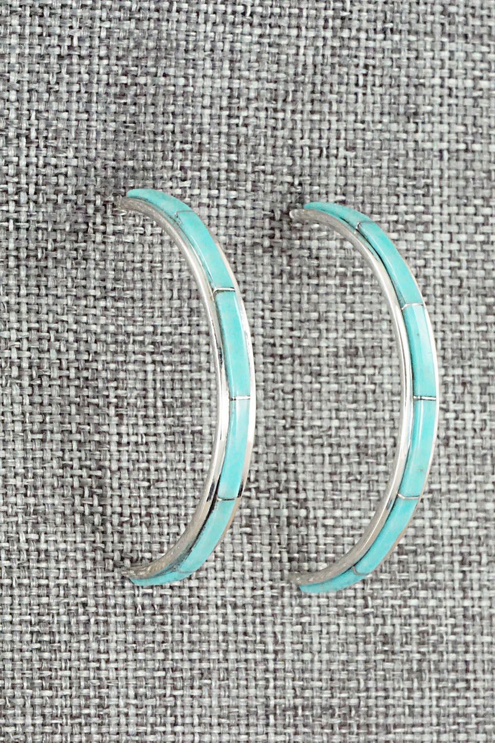 Turquoise & Sterling Silver Earrings - Jamie Johnson