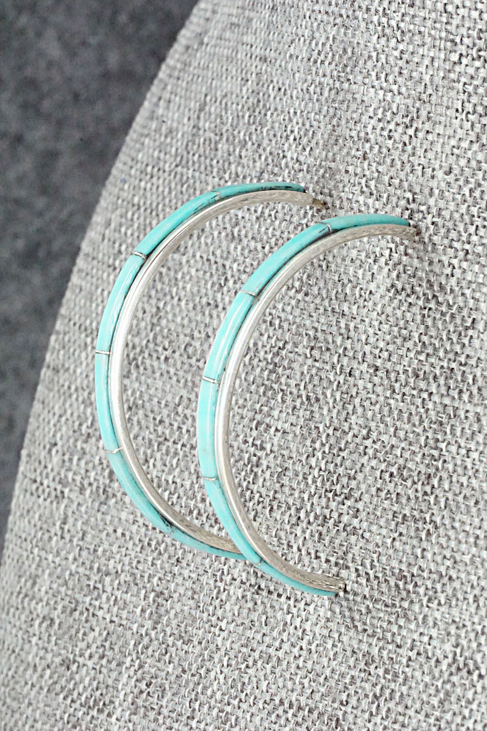 Turquoise & Sterling Silver Earrings - Jamie Johnson